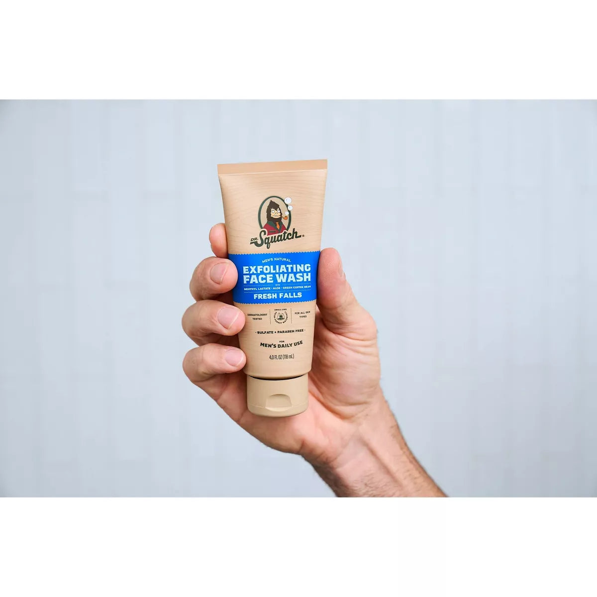 DR. SQUATCH Men'S Natural Face Wash - Fresh Falls - 4Oz