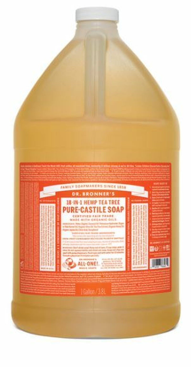 NEW Dr. Bronner'S Hemp Pure-Castile Soap Liquid 3.78L 18-In-1 All Scent Bronners