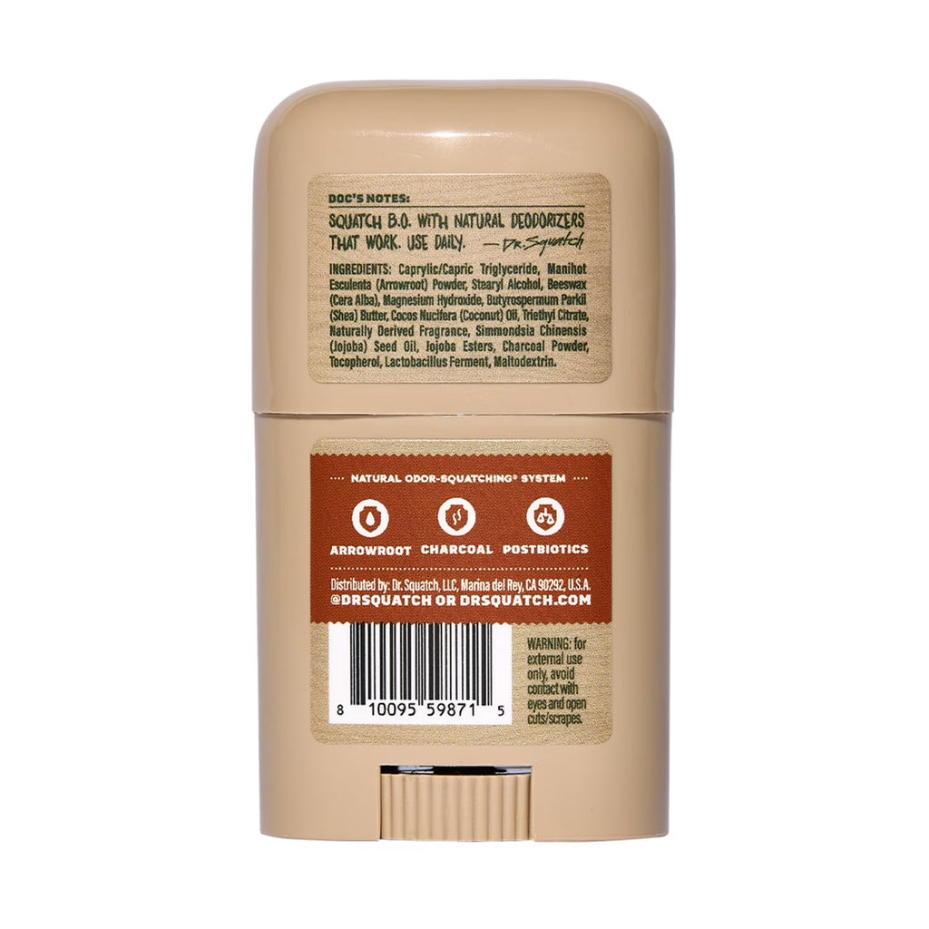 Mini Natural Men'S Deodorant - Aluminum Free - Wood Barrel Bourbon (0.5 Oz)