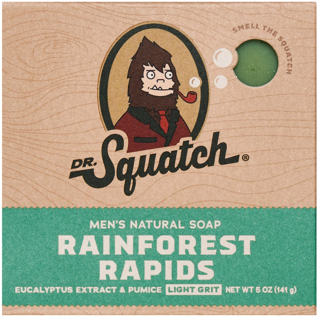 (3 Pack)  Rainforest Rapids Natural Bar Soap for Men, 5 Oz