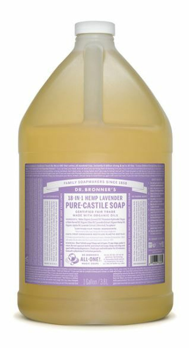 NEW Dr. Bronner'S Hemp Pure-Castile Soap Liquid 3.78L 18-In-1 All Scent Bronners