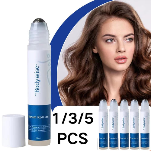 Bodywise Roll-On Ball Rosemary Hair Care Essence Anti-Frizz Refreshing Oil Control Strengthening Hair Care Serum