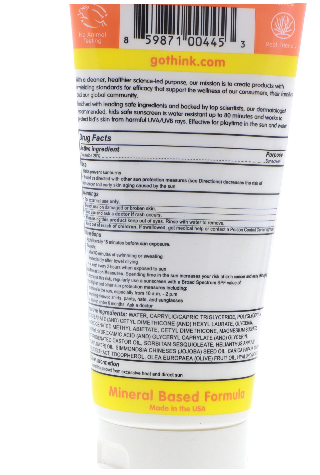 Ultimate Kids Sunscreen - SPF 50+ Protection - Family Size 6 Oz for All-Day Fun!