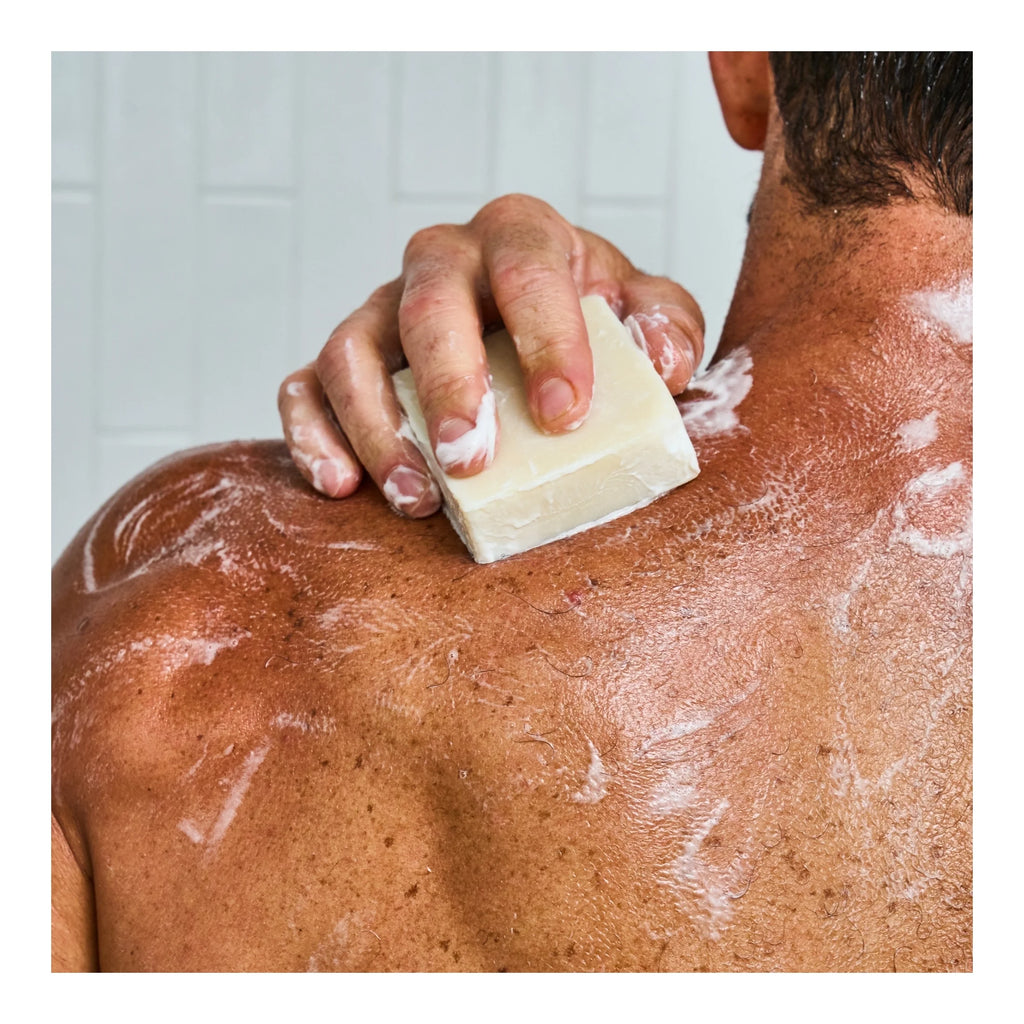 (3 Pack)  Shea Butter Total Moisture Natural Bar Soap for Men, 5 Oz