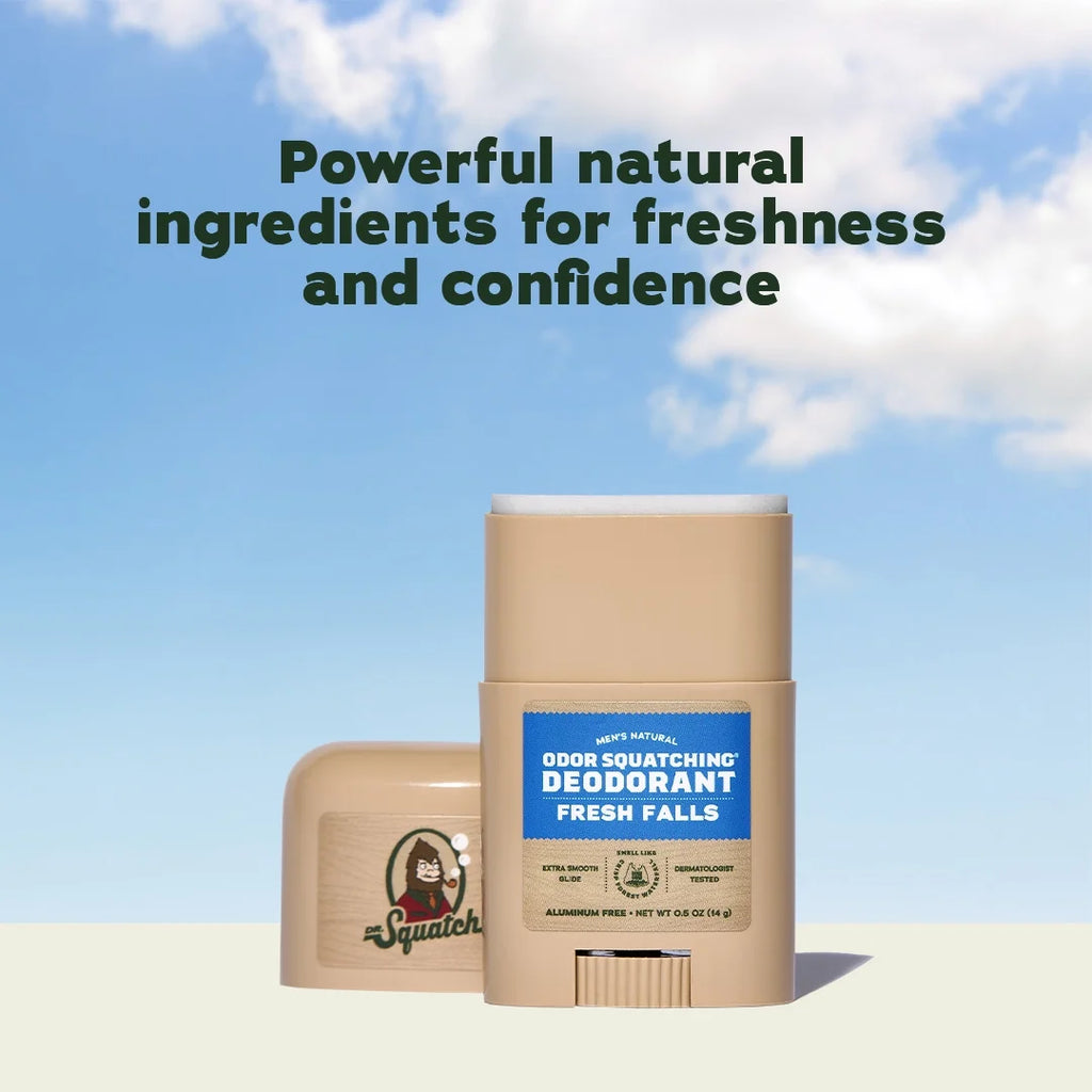 Mini Natural Men'S Deodorant - Aluminum Free - Fresh Falls (0.5 Oz)
