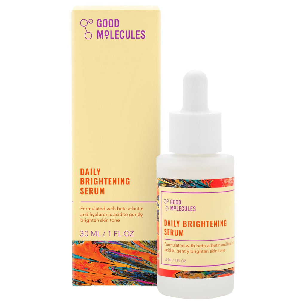 Daily Brightening Serum - Hydrating Facial Serum with Beta Arbutin and Hyaluroni