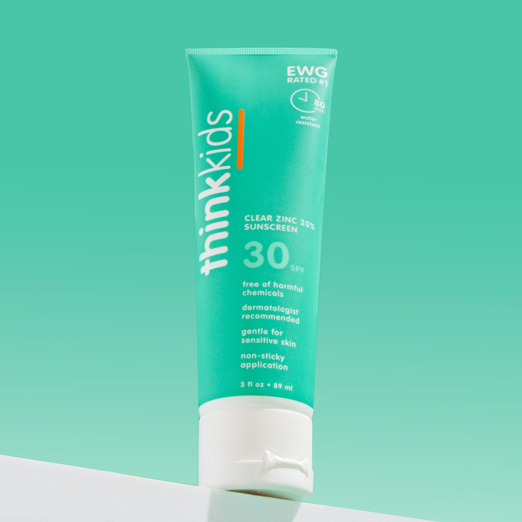 Thinksport Kids Sunscreen SPF 50 - Water Resistant Mineral Formula for Ultimate Sun Protection